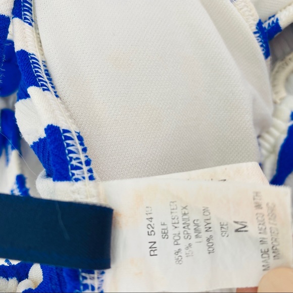 Polo Ralph Lauren Nautical Striped Bikini blue M - Picture 6 of 10